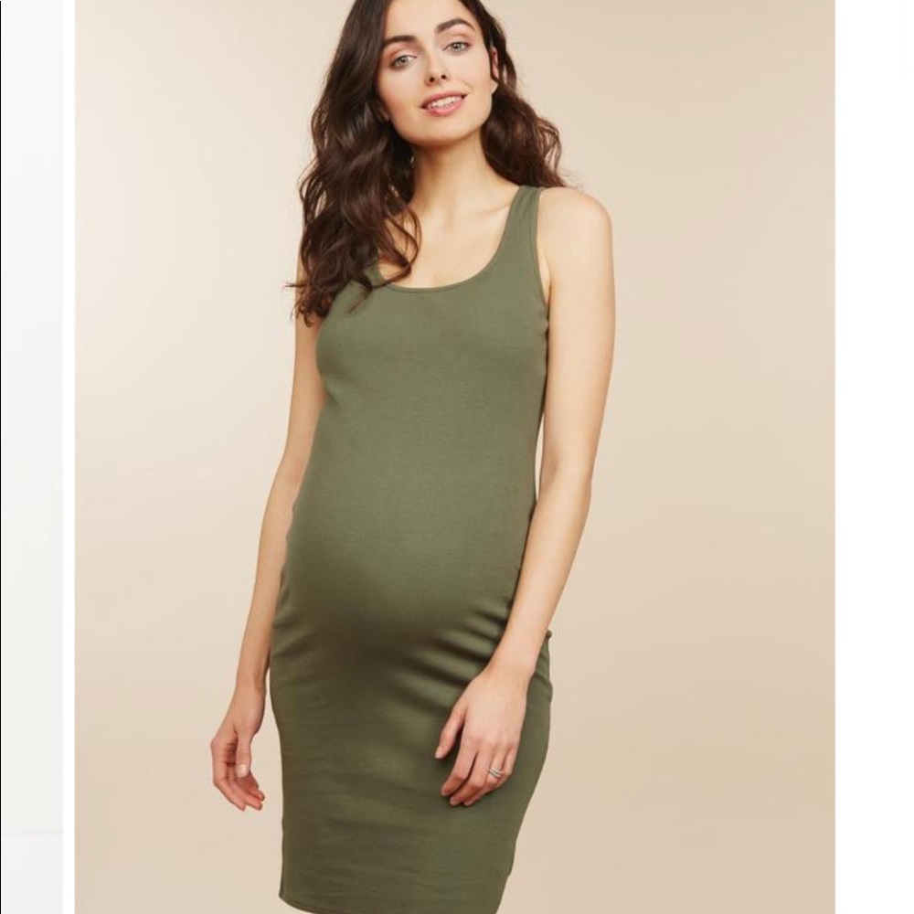 Motherhood Maternity ribbed dress